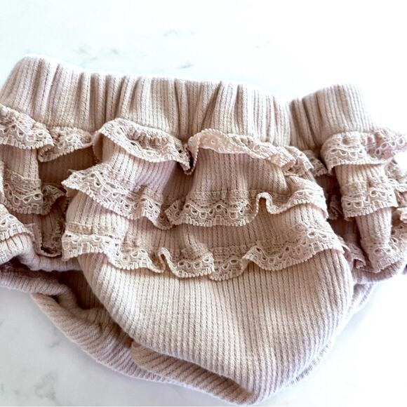 Pudu Girls Organic Cotton Two Piece  Summer Outfit Set size 6-9 months - Picture 5 of 7